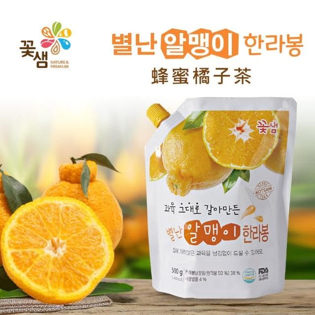 【韓味不二】韓國花泉袋裝蜂蜜果醬茶4入禮盒 含運價(送禮推薦/年節禮盒/春節禮盒)
