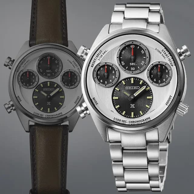 【SEIKO 精工】PROSPEX 製錶110週年 限量 太陽能計時腕錶 父親節 禮物  送禮 推薦(SFJ009P1/8A50-00D0S)