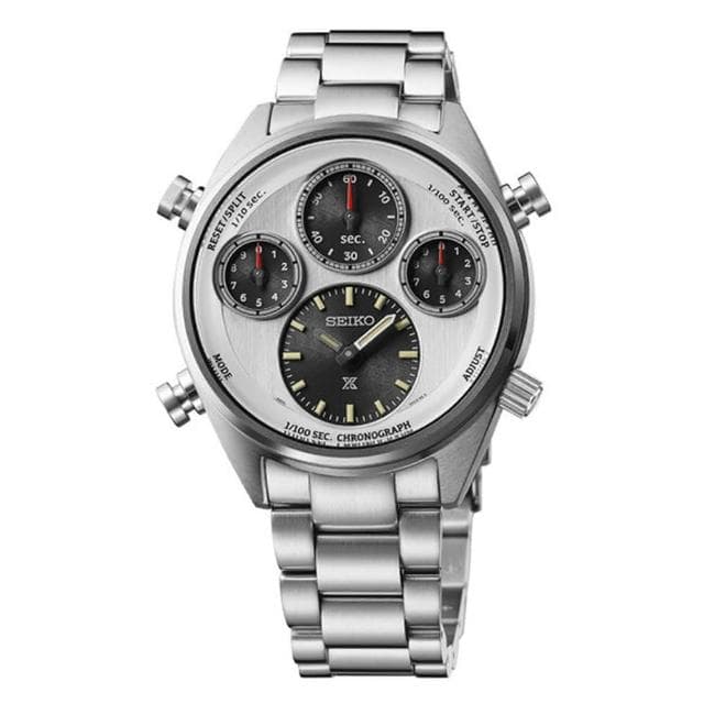 【SEIKO 精工】PROSPEX 製錶110週年 限量 太陽能計時腕錶 母親節 禮物 推薦(SFJ009P1/8A50-00D0S)