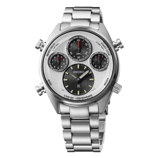 【SEIKO 精工】PROSPEX 製錶110週年 限量 太陽能計時腕錶 父親節 禮物  送禮 推薦(SFJ009P1/8A50-00D0S)