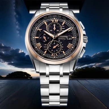 【CITIZEN 星辰】電波時計30週年限定 鈦 光動能萬年曆電波手錶 母親節 禮物 男錶(AT8254-61E)