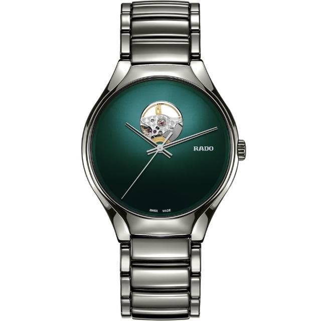 【Rado 雷達表 官方授權】True 真系列 高科技陶瓷自動機械錶-40mm R03推薦 送禮 禮物 推薦(R27108322)