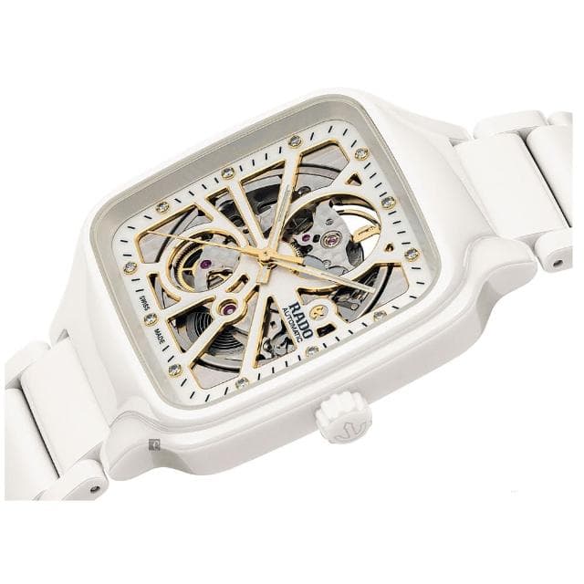 【Rado 雷達表 官方授權】True真我系列方形開芯自動機械錶-38mm R03推薦 送禮 禮物 推薦(R27073702)
