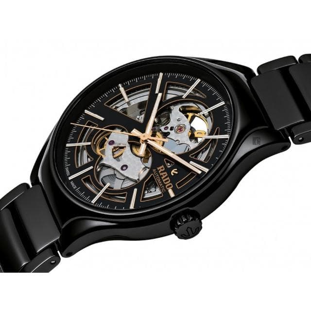 【Rado 雷達表 官方授權】True真我系列鏤空機械錶-40mm R03禮物 送禮 推薦(R27100162)