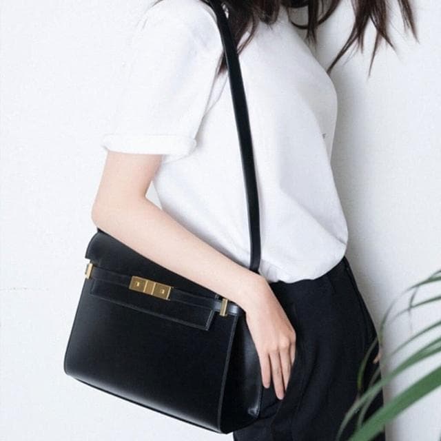 【LEEHER】女包/女生包包/曼哈頓包/晚宴包/鎖頭包/百搭包包/歐美斜背包/時尚包包/肩背包/女朋友生日禮物