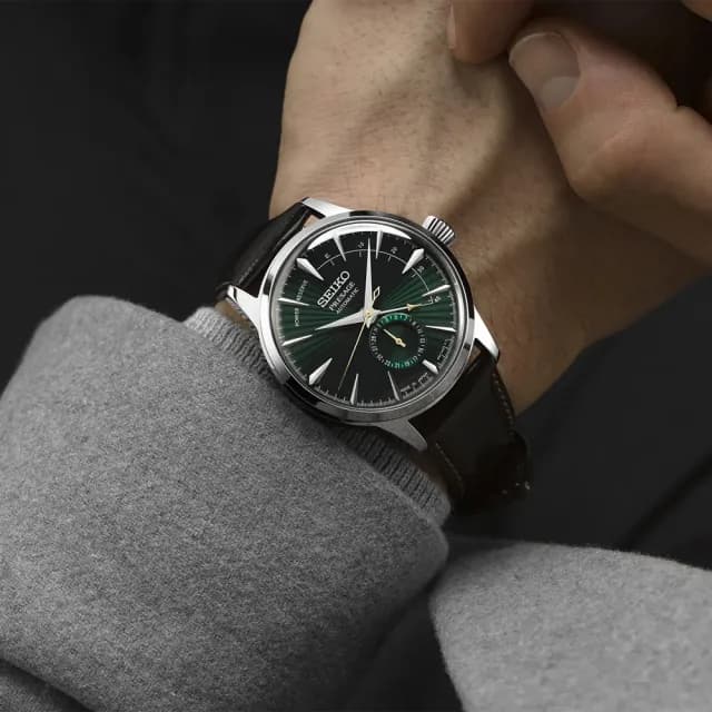 【SEIKO 精工】PRESAGE 調酒系列 動力儲存顯示 機械腕錶 畢業禮物 送禮 推薦(SSA459J1/4R57-00E0U)