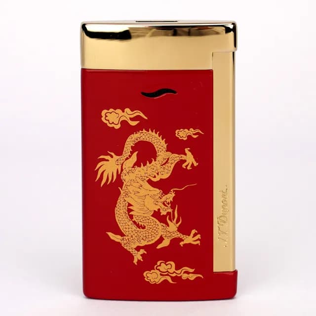 【S.T.Dupont 都彭】龍年 大中華地區限定 Slim 7 臻薄防風打火機 送禮 禮物 推薦(027786)