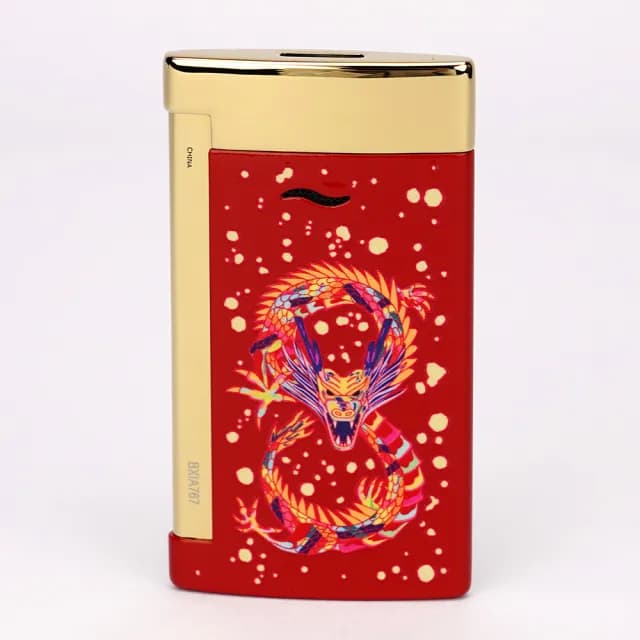 【S.T.Dupont 都彭】Dragon 系列 龍年限定 Slim 7 臻薄防風打火機 送禮 禮物 推薦(027776)
