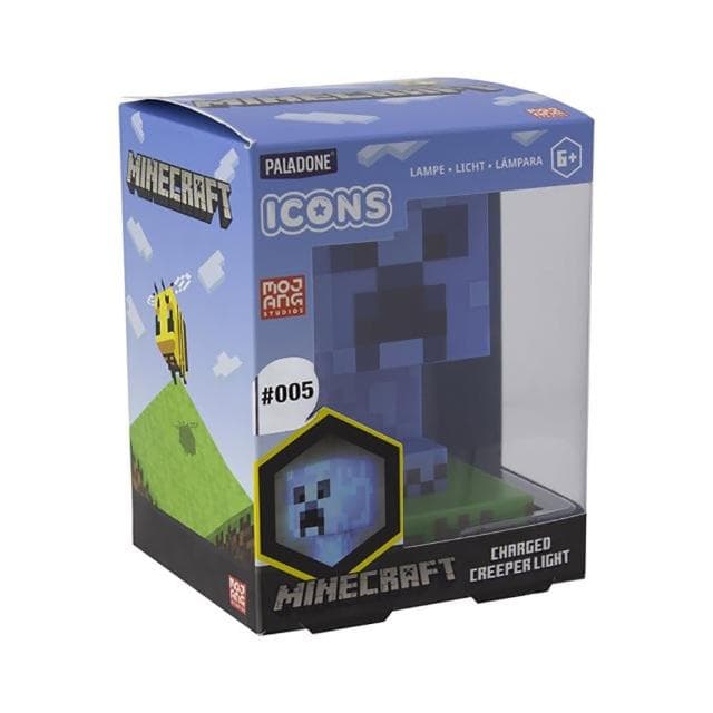 【Paladone UK】Minecraft麥塊 閃電苦力怕造型燈 小夜燈 ICON系列(麥塊 造型夜燈 送禮 生日禮物)