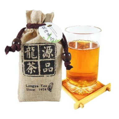 【龍源茶品】嚴選高山烏龍茶葉茶包3gx20包x1袋(復古麻袋)