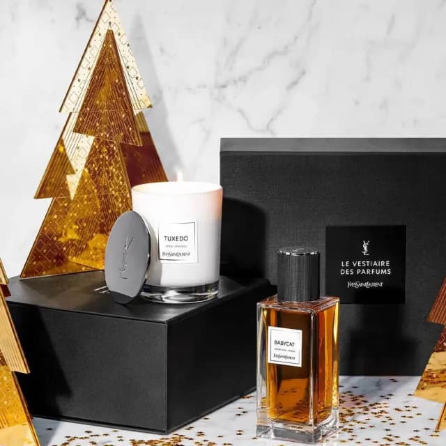 【YSL】官方直營 時尚訂製香氛蠟燭_連身褲裝165g