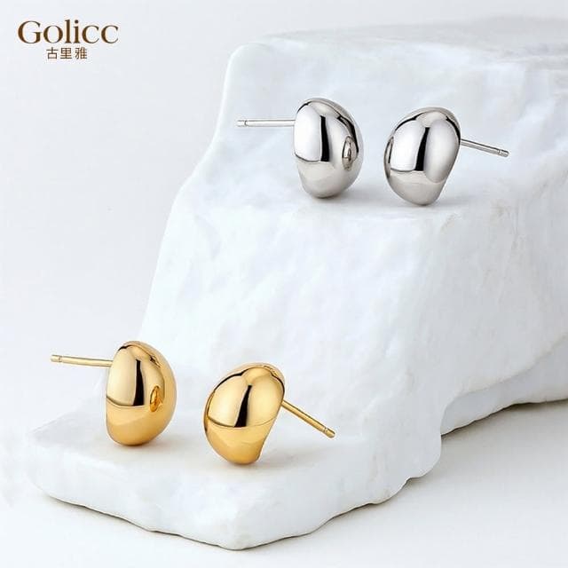 【Golicc】耳環 韓版 時尚 小荳荳(母親節 生日 情人節 飾品 耳釘 耳飾 耳墜 禮物)
