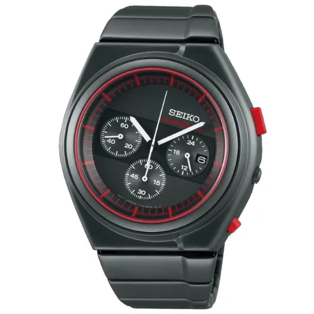 【SEIKO 精工】喬治亞羅聯名設計 限量 計時腕錶 畢業禮物 送禮 推薦(SCED055J/7T12-0CD0R)