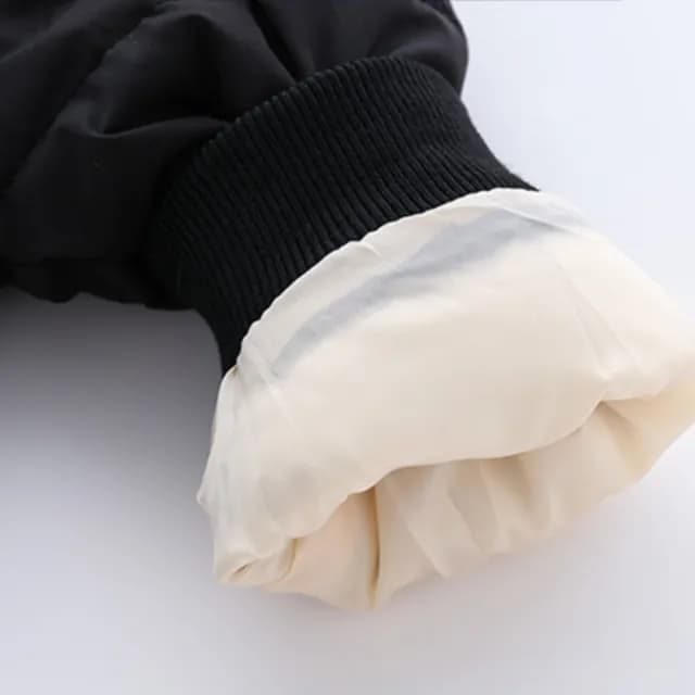 【橘魔法】可愛小熊耳朵羊羔絨連帽外套(厚鋪棉外套 外套 厚外套 童裝 中性款 男童 女童 兒童  保暖)