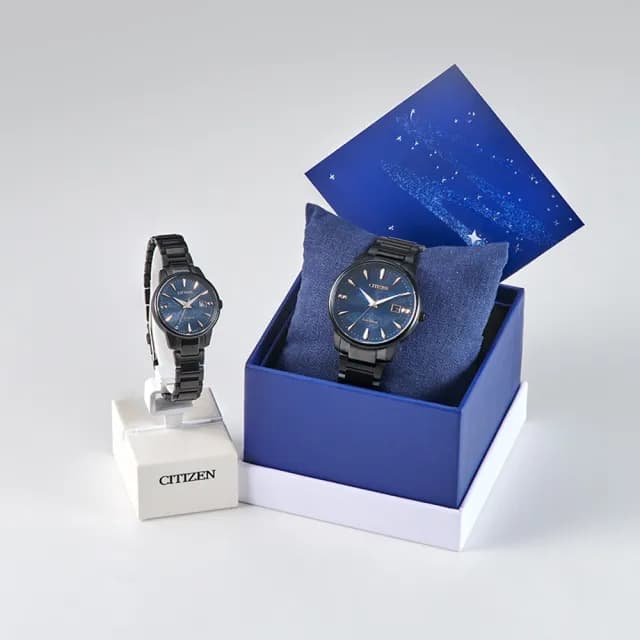 【CITIZEN 星辰】Hebe田馥甄配戴款 天川銀河 光動能手錶 女錶 中性錶 手錶 禮物 送禮(BM7595-89L)