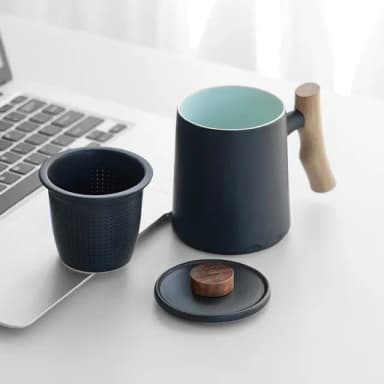 【Life shop】倉木茶水分離杯(泡茶組 旅行泡茶 茶具 茶器套裝組)