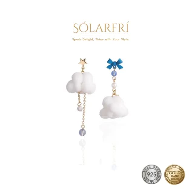 【SOLARFRi】耳夾式耳環｜無耳洞專用親膚材質配戴舒適 附品牌禮盒包裝(閨蜜情人女友母親老婆禮物)