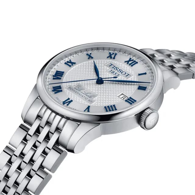 【TISSOT 天梭】Le Locle 80小時動力儲存 20周年機械錶 手錶 父親節禮物(T0064071103303)