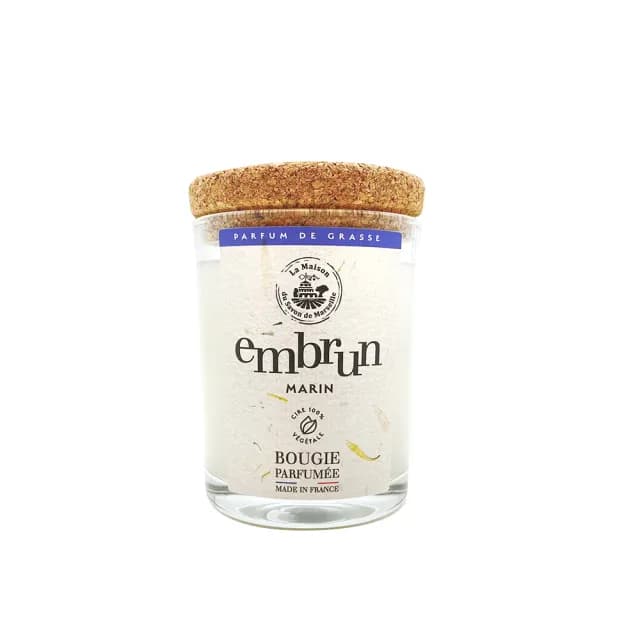 【PURESENCE 樸香氛】法國馬賽皂之家靜謐居家香氛蠟燭175g(海洋之心)