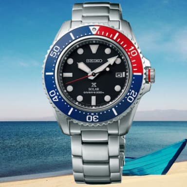 【SEIKO 精工】PROSPEX系列 可樂圈 200米 太陽能潛水腕錶 畢業禮物 送禮 推薦(SNE591P1/V157-0DP0R)