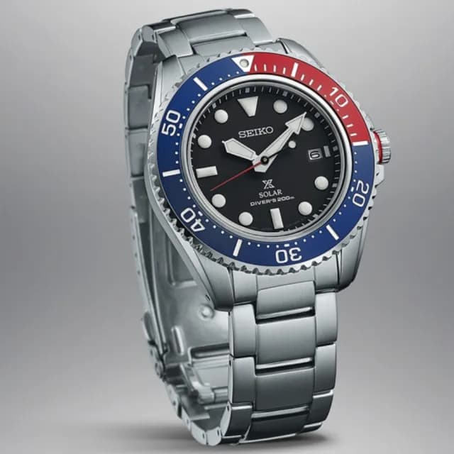 【SEIKO 精工】PROSPEX系列 可樂圈 200米 太陽能潛水腕錶 畢業禮物 送禮 推薦(SNE591P1/V157-0DP0R)