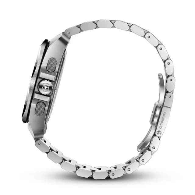【VICTORINOX 瑞士維氏】I.N.O.X. Chrono 幾何設計 經典計時腕錶 七夕 情人節 送禮 推薦(VISA-241985)