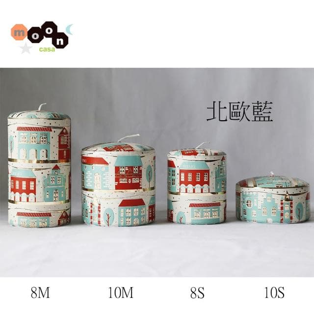 【Moon Casa 月亮家族】義大利進口蠟燭_8M(義大利 蠟燭 裝飾)