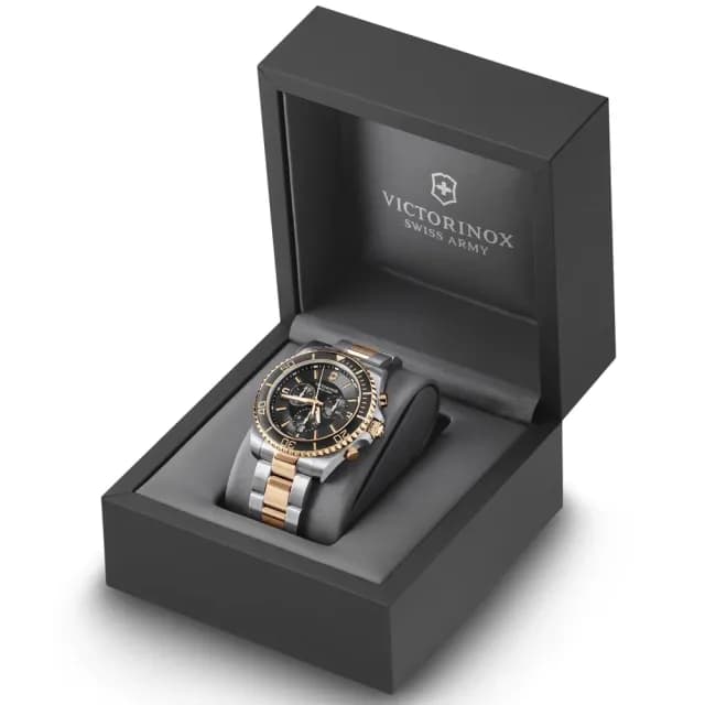 【VICTORINOX 瑞士維氏】Maverick 經典時尚計時腕錶 父親節 禮物  送禮 推薦(VISA-241952)