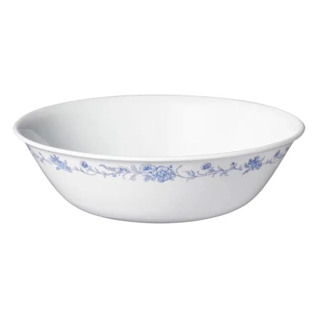 【CorelleBrands 康寧餐具】優雅淡藍2件式餐碗組(贈微波蓋)