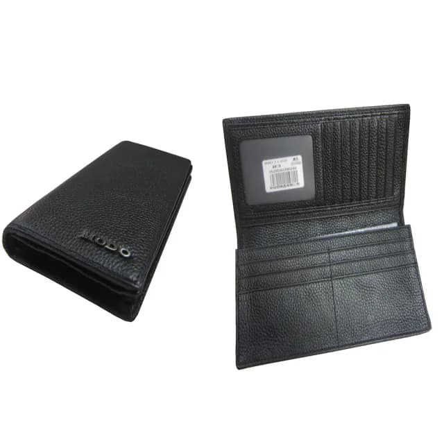 【SNOW.bagshop】父親節禮物 真皮包包  長夾二折型主袋紳士男仕款100%進口牛皮革內延伸大袋口大方大容量不
