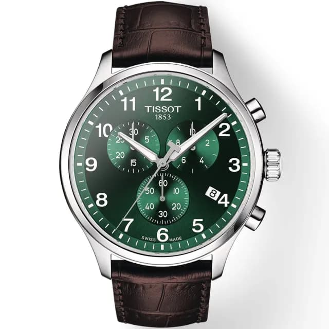 【TISSOT 天梭】韻馳系列 Chrono XL三眼計時手錶-45mm 禮物 送禮 推薦(T1166171609200)