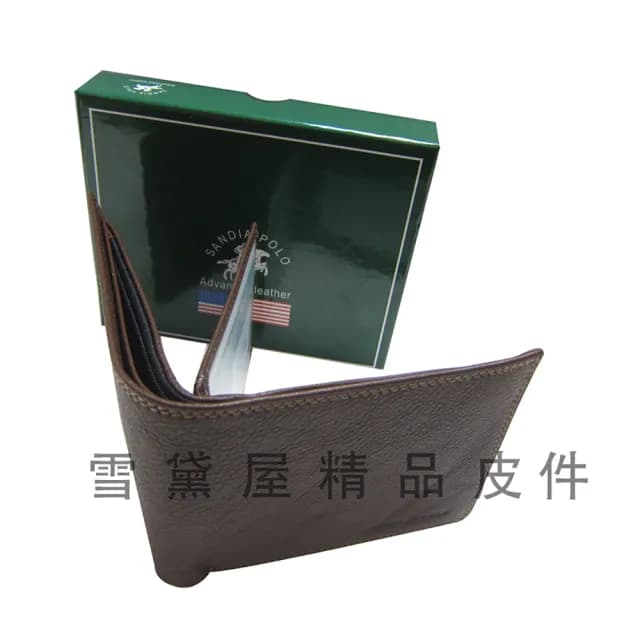 【SNOW.bagshop】情人節禮物 真皮包包  短夾專櫃男仕短夾100%進口軟牛皮標準尺寸固定型證件夾附品牌禮盒