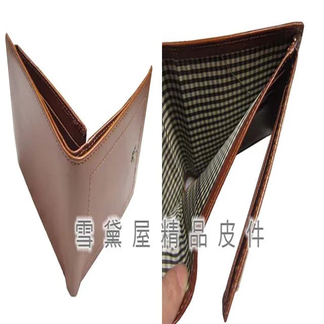 【SNOW.bagshop】父親節禮物 短夾專櫃(男仕短型皮夾100%進口原皮革標準尺寸固定證夾附品牌禮盒)
