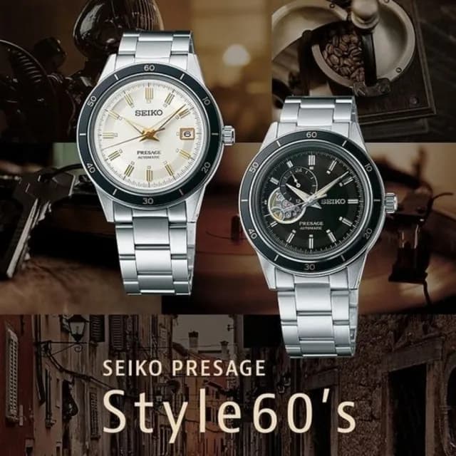 【SEIKO 精工】Presage系列 Style60’s 復古風 機械腕錶 七夕 情人節 禮物 送禮 推薦(SRPG03J1/4R35-05A0S)
