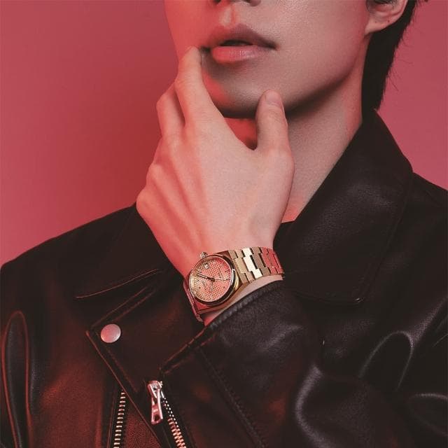 【TISSOT 天梭 官方授權】PRX系列 復古風酒桶型紳士機械錶-40mm/金 情人節 禮物(T1374073302100)