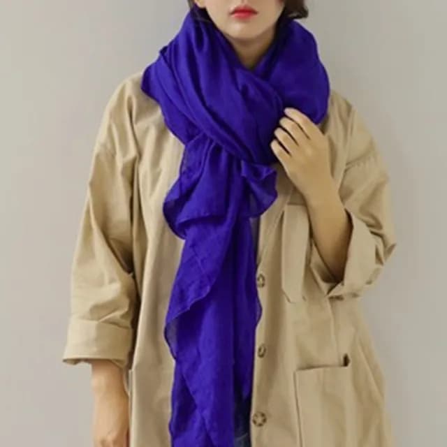 【Amirr 艾米爾】現貨 棉麻圍巾※(休閒/售完不補)
