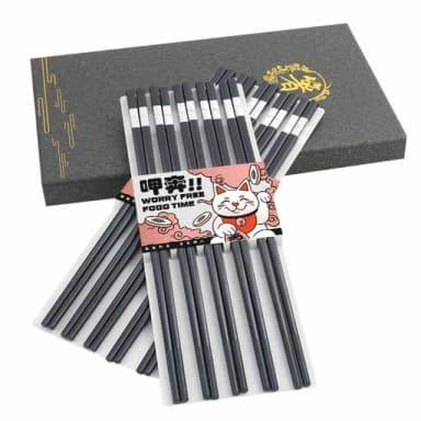 【工具網】長筷子 尖頭筷 家用筷子 塑膠筷子 180-CPMBS275-10 新居落成禮物(過年禮盒 喜慶筷組 賀禮 公筷)