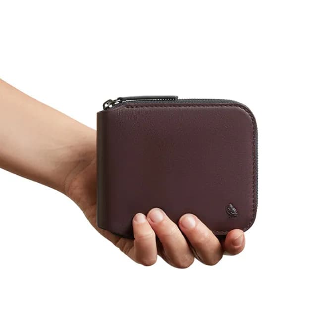 【Bellroy】Zip 拉鍊皮夾 短夾 零錢包 卡片收納包 RFID防盜 禮物 送禮 推薦(深紫色)