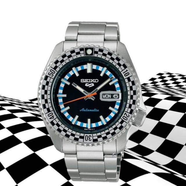 【SEIKO 精工】5 Sports 賽車風格 機械腕錶 黑色 男錶 指針錶 手錶 禮物 畢業(4R36-15K0D/SRPK67K1)