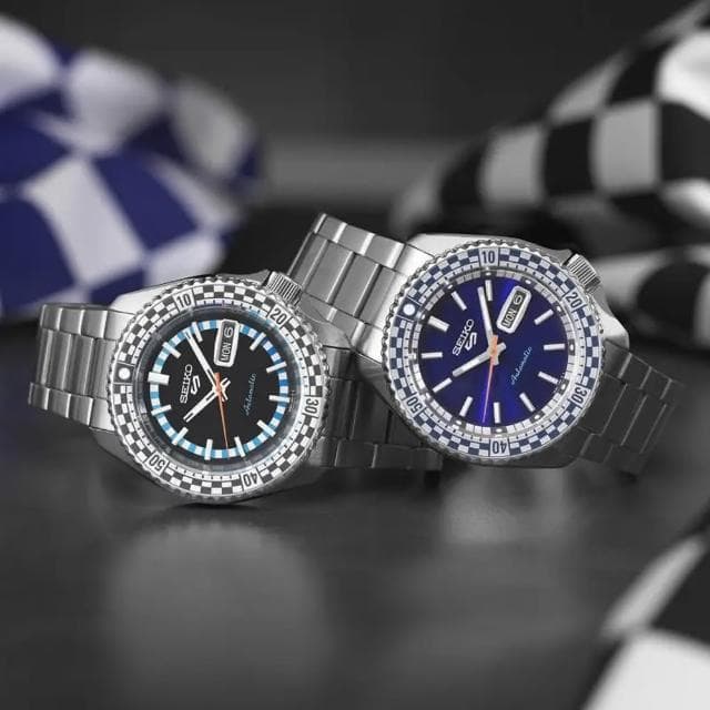 【SEIKO 精工】5 Sports 賽車風格 機械腕錶 黑色 男錶 指針錶 手錶 禮物 畢業(4R36-15K0D/SRPK67K1)