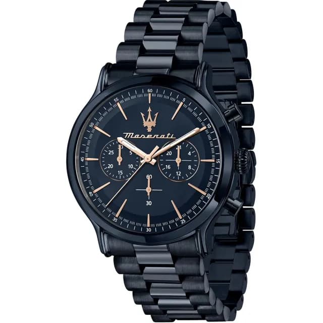 【MASERATI 瑪莎拉蒂】Epoca 超跑綻藍計時手錶-40mm 禮物 送禮 推薦(R8873618032)