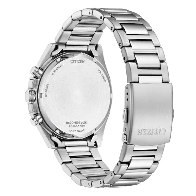 【CITIZEN 星辰】Chronograph系列 時尚光動能計時腕錶 七夕 情人節 送禮 推薦(CA4590-81L)