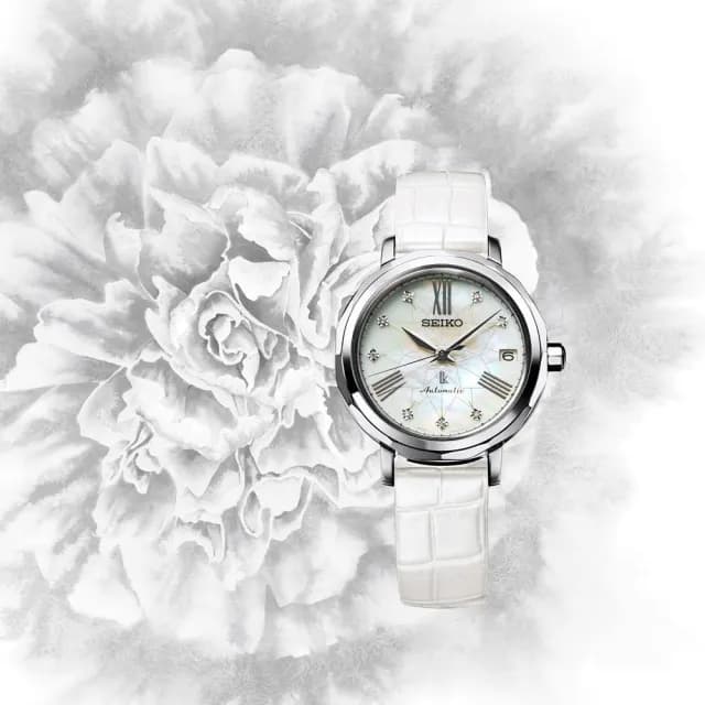 【SEIKO 精工】Lukia系列 銀座 25周年紀念 真鑽機械腕錶 畢業禮物 送禮 推薦(SPB133J1/6R35-00N0W)
