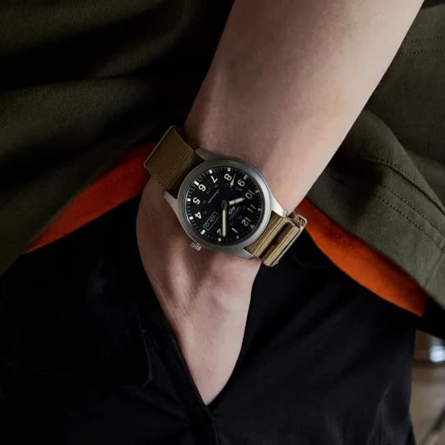 【SEIKO 精工】5 Sports系列 Lineup 復古軍風 機械腕錶 七夕 情人節 禮物 送禮 推薦(SRPG35K1/4R36-10A0U)