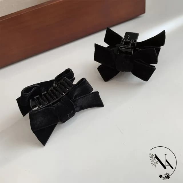 【NANA】情人節禮物 娜娜 名人同款質感黑小抓夾2入 NA080314(小抓夾2入)