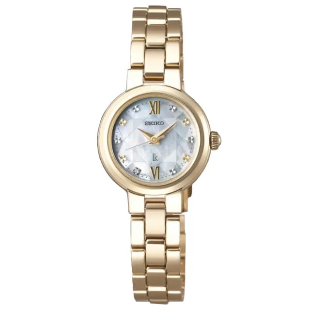 【SEIKO 精工】Lukia系列 白蝶貝 菱格紋 太陽能腕錶 畢業禮物 送禮 推薦(SSVR136J/V117-0EG0G)