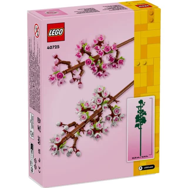 【LEGO 樂高】Botanicals 40725 櫻花(居家擺設 花束禮物 手工藝 母親節禮物)