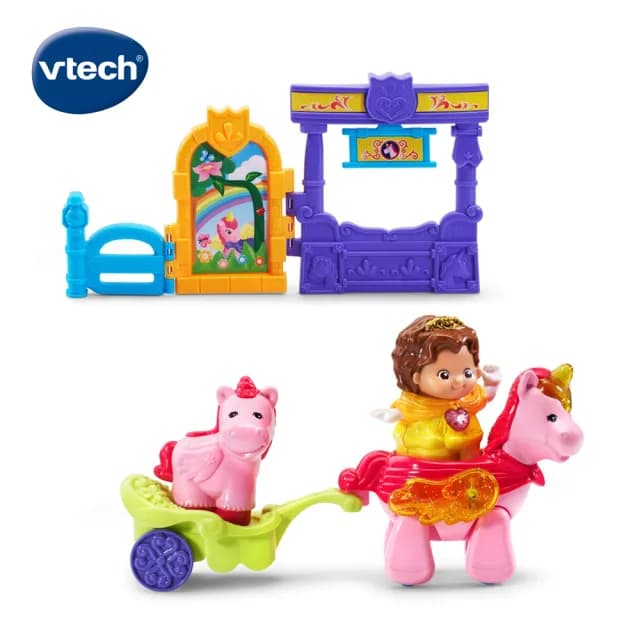 【Vtech】夢幻城堡系列-公主與獨角獸組(玩具禮物大推薦)