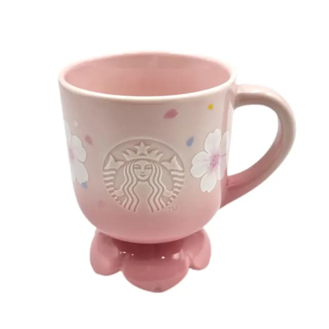 【STARBUCKS 星巴克】櫻花底座馬克杯