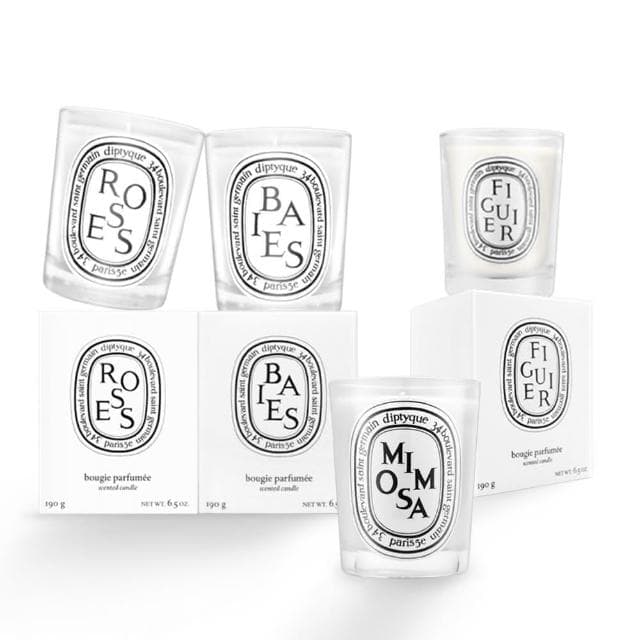 【Diptyque】香氛蠟燭系列 190g(國際航空版/漿果香.柑橘香.橙樹.晚香玉.薄荷.香丸)